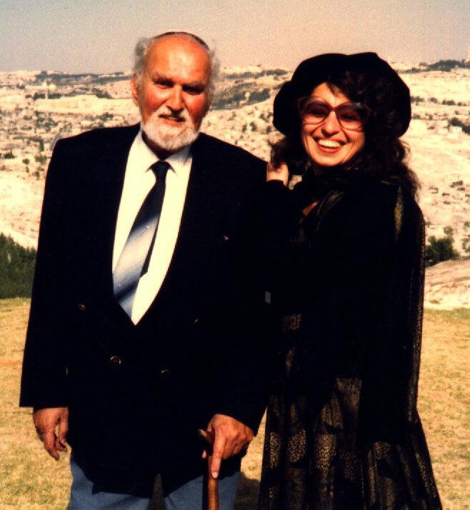 Avraham Shifrin with                wife Eleanora